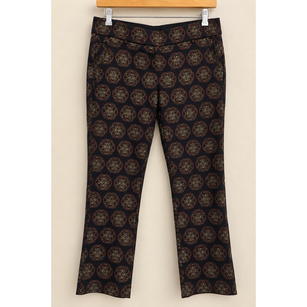 Ann Taylor LOFT Pants Women's Size 6 Pants Legging Textured MARISA Boho Print
